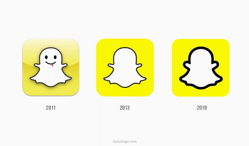 Snapchat logo history