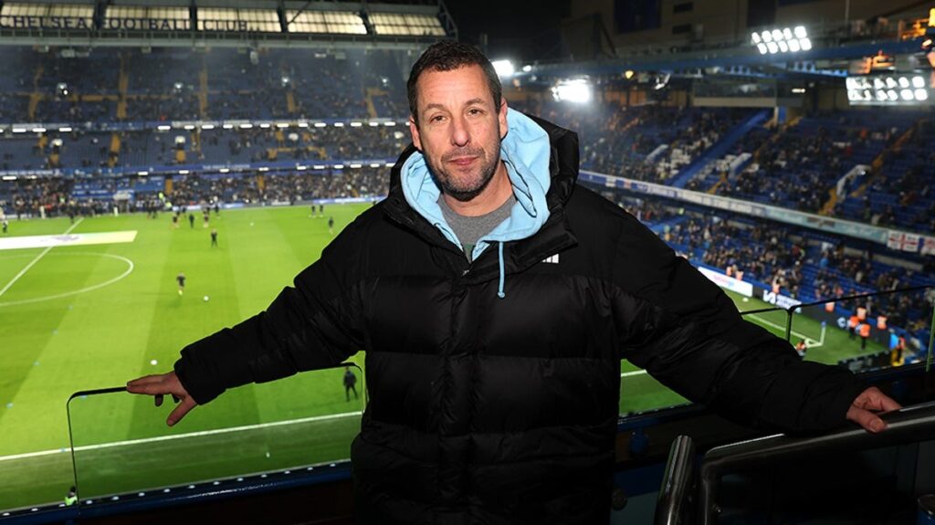 Hollywood's Own Adam Sandler Shows Chelsea Love at Stamford Bridge