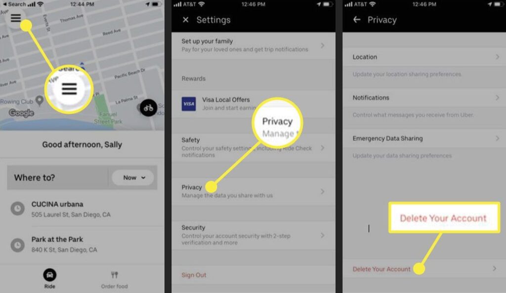 How to Remove Your Account from Uber