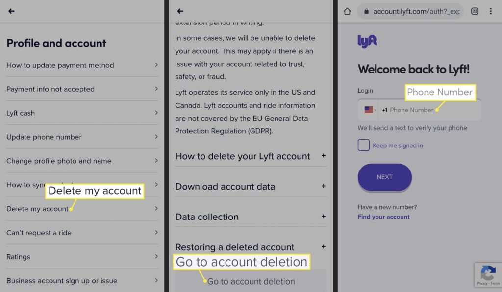 How to Delete Your Lyft Account