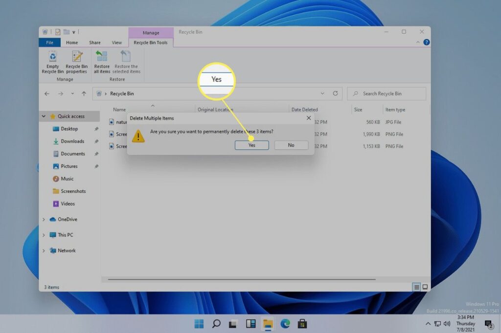 How to delete junk files in windows 11