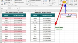 duplicates in Excel