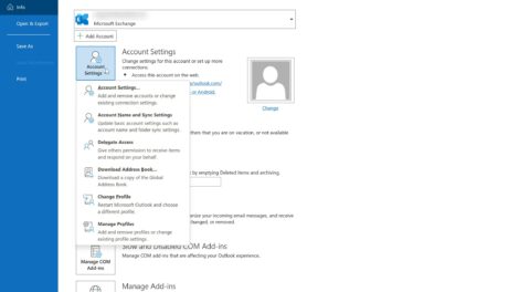 outlook account