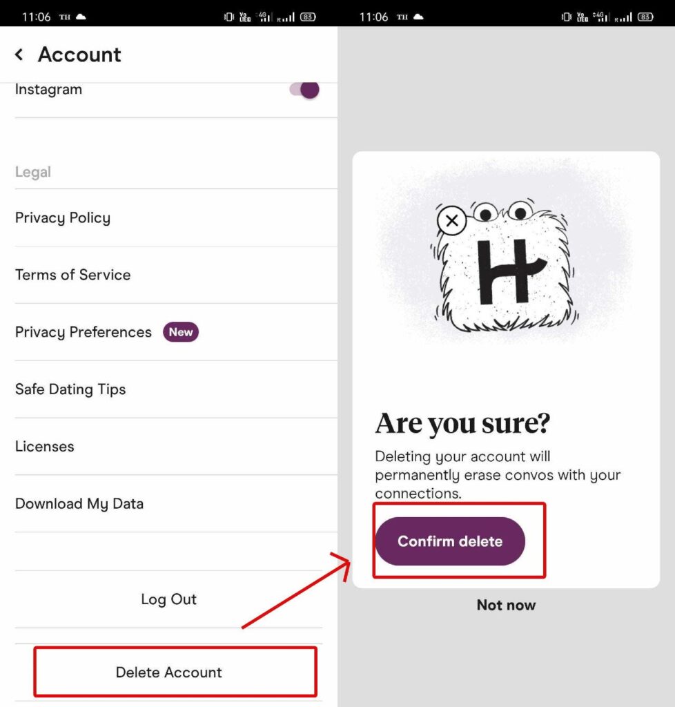 How to Permanently Delete Your Account on Hinge Account