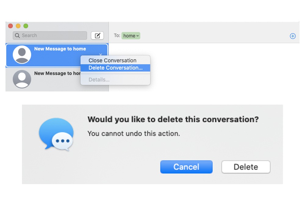 How to Delete Messages on MacBook