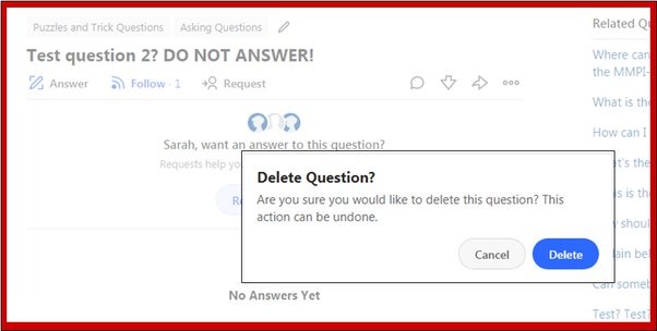 How to Delete Questions on Quora