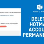 how to delete hotmail account