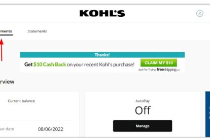 Kohl's account