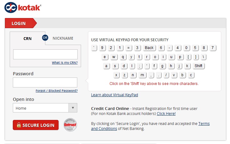 How to open a kotak bank account online