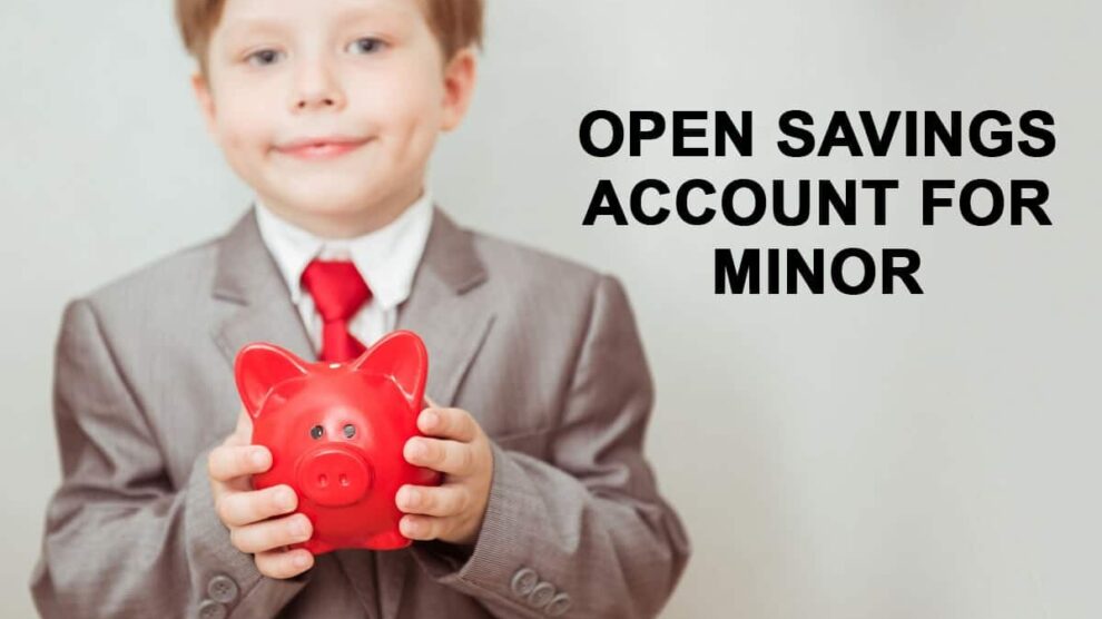 Minior bank account