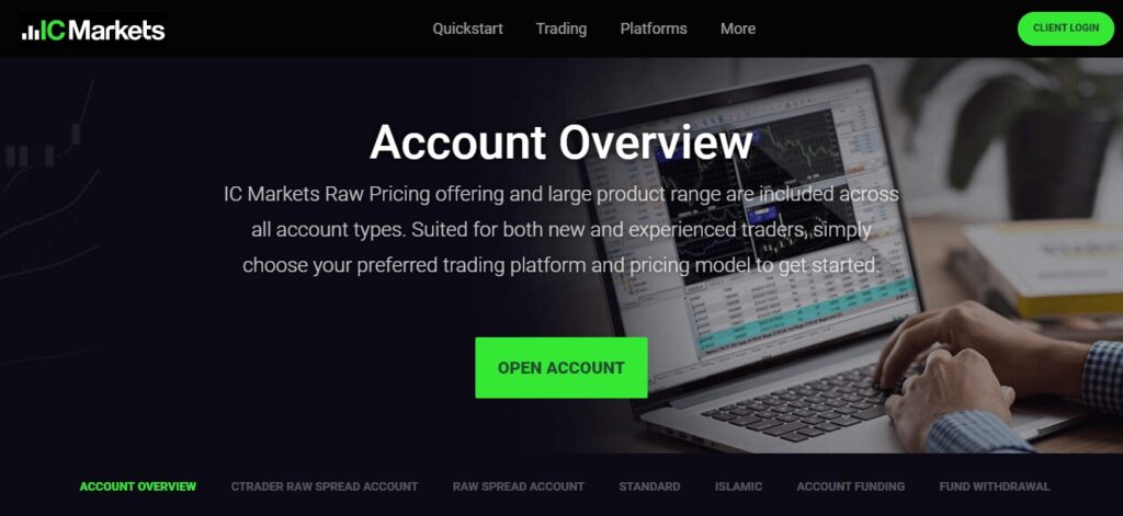 How to open a live account on IC markets