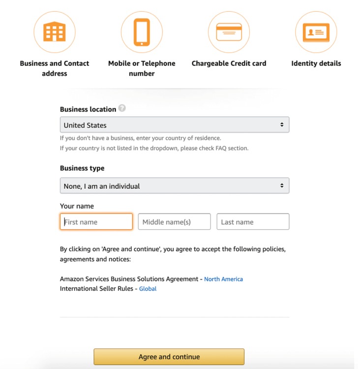 How to open a Amazon Account