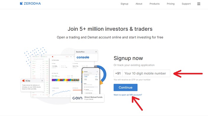 How to open a demat account in zerodha