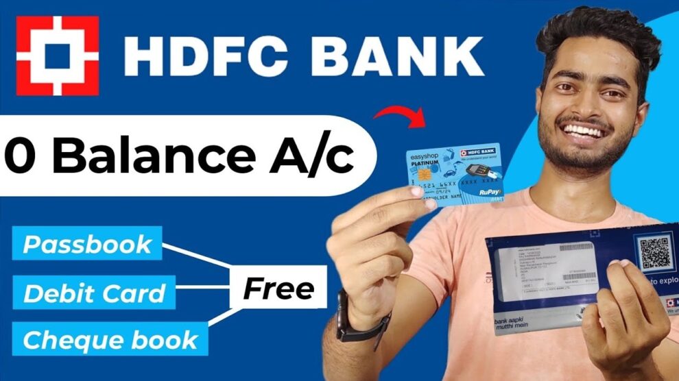 HDFC Zero Balance Account