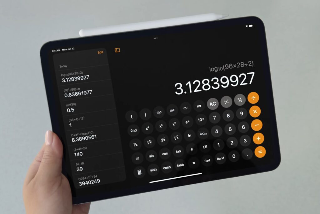 The Calculator App Arrives on iPad with iPadOS 18