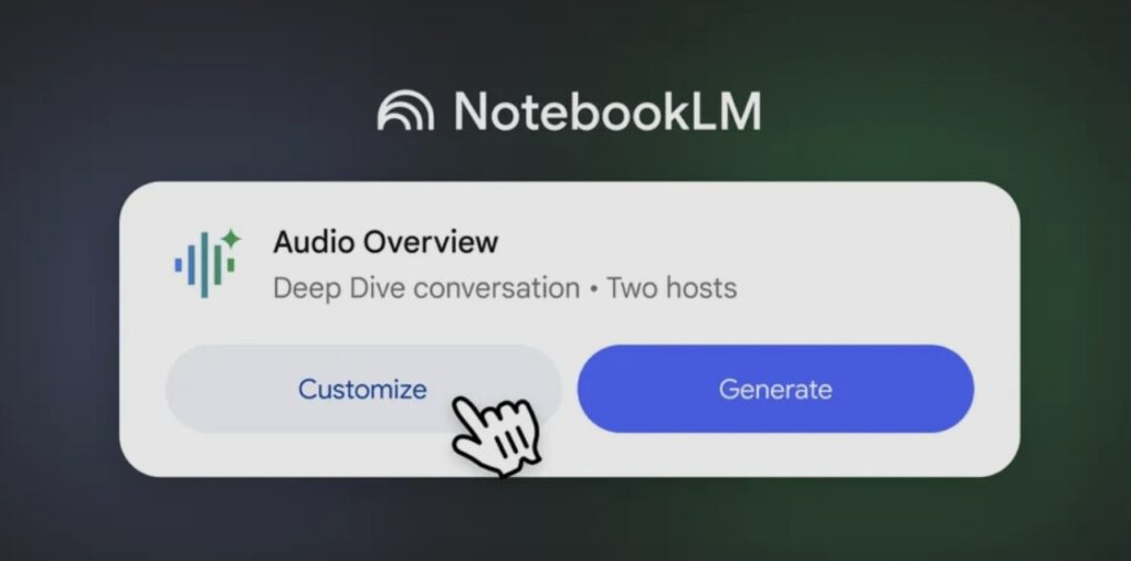 Google's NotebookLM Evolves: Customizable Audio Overviews and New Features