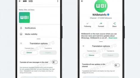 WhatsApp is working on channel updates translation, introduces new calling features