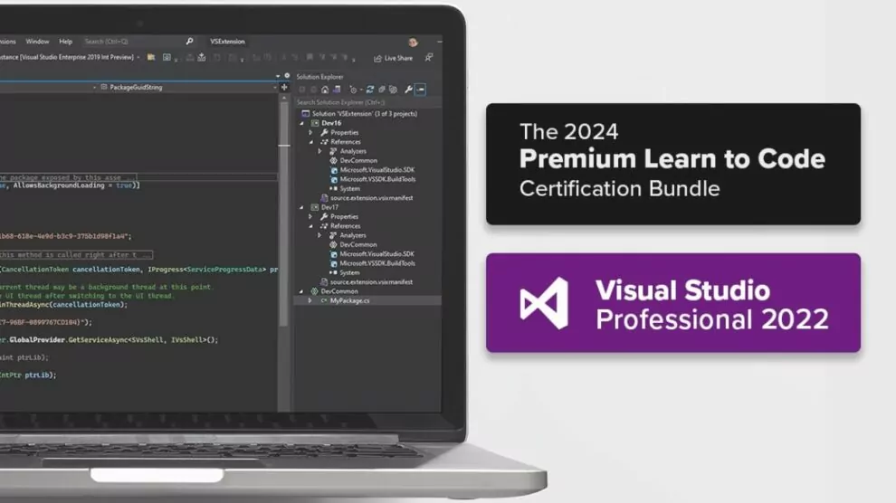 Launch a Coding Career with Microsoft Visual Studio and 15 Courses for Just $56